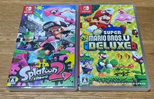 【新品・未開封】スプラトゥーン2 Newスーパーマリオブラザーズ U デラックス