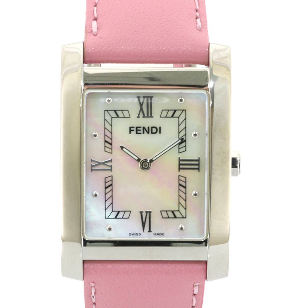 ついに再販開始！】 4p ピンク 7000l 腕時計 フェンディ 【動作ok】fendi - 腕時計