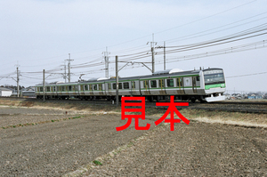 鉄道写真、35ミリネガデータ、138874680004、ACトレイン試運転（E993系）、JR川越線、南古谷～指扇、2004.03.11、（2842×1884）