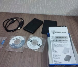 Groovy USB接続 IDE接続2.5インチハードディスクケース IDE-CASE2.5 BK