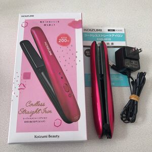 KOIZUMI コードレスストレートアイロン カール KHS-8610/P コイズミ