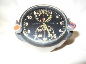 旧ソ連　ミグ29戦闘機のコクピット時計　手巻き　希少品　