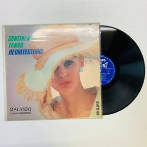 MALANDO マランド - continental tango recollections 思い出のコンチネンタル・タンゴ LP盤 レコード 動作未確認 SFL-7212