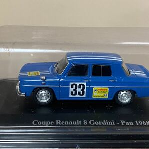 【RENAULT COLLECTION】ルノー8 GORDINI PAU 1968 1/43