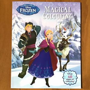 FROZEN アナと雪の女王　Magical Colouring 塗り絵　 英語絵本