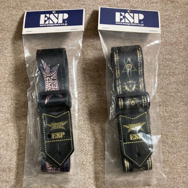 ESP×BABYMETAL コラボレーション ギターストラップ二種