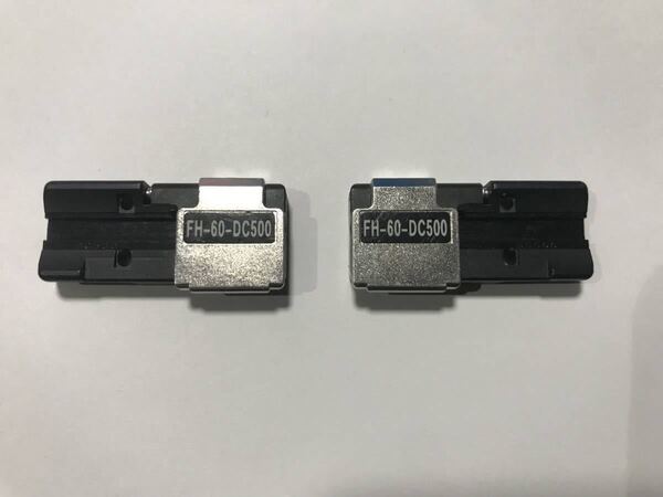融着機用ファイバホルダ フジクラ ファイバホルダVCドロップ500μm単心用 FH-60-DC500 融着接続機 左右1組