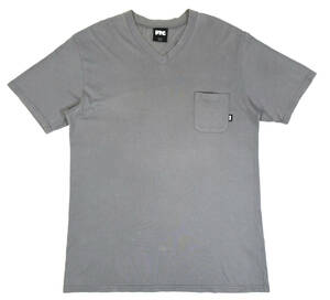 FTC Vネック ポケット半袖Tシャツ L グレー