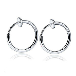  stainless steel man and woman use unisex earrings 