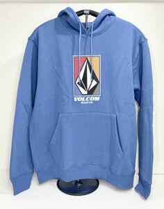 VOLCOM ボルコム A4142105RSD メンズL パーカー Hoodie カンガルーポケット フード フリース ブルー 青色 ヴォルコム 新品 即決 送料無料