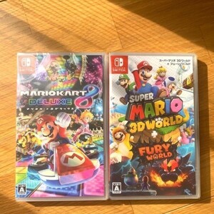 スーパーマリオ 3Dワールド+フューリーワールド マリオカート8デラックス【新品未開封】