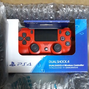 PS4 コントローラー 純正 新品 マグマレッド DUALSHOCK4 ワイヤレスコントローラー SONY