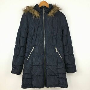 DIVIDCD/H&M/エイチ＆エム　中綿入りコート　サイズ36　ダークネイビー/濃紺　管NO.A17-15