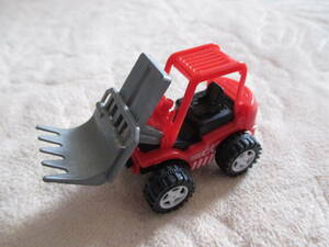 ショベルカー 赤 トラック TRUCK SUPER POWER KING NO.809 ミニカー ブルドーザー　おもちゃ 作業車 子供 こども