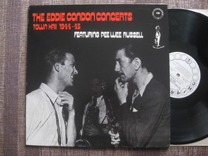 ★EDDIE CONDON♪CONCERTS 1944-45★PEE WEE RUSSELL★Chiaroscuro CR 108★US盤★LP★