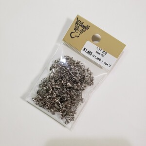 ピアス金具 芯立 5mm ロジウム シルバー 片穴ビーズ用 貴和製作所