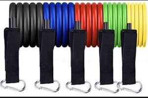 トレーニングチューブ フィットネスチューブ 筋トレチューブ 収納ポーチ