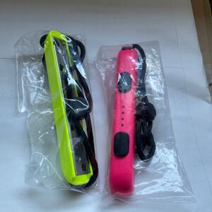 Nintendo Switch Joy-Conストラップ ネオンイエロー ネオンピンク