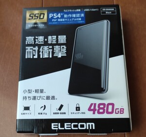 新品未開封品 480GB 外付けSSD ELECOM USB3.0対応