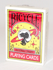 □BICYCLE PLAYING CARDS ASTRONAUT SNOOPY　バイスクル アストロノーツ スヌーピー
