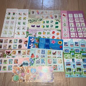 切手シート シール 9240円分 花 動物 ふみの日
