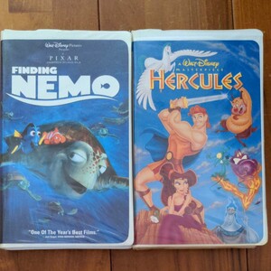 ディズニーVHSビデオ Finding Nemo, Hercules