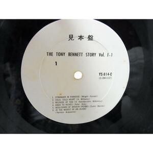 LP盤　レコード　トニーベネット　ストーリー　THE　TONY BENNETT　STORY　vol.1　　枯葉