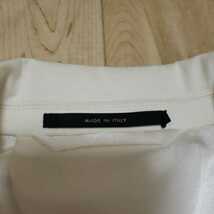 GUCCI　グッチ　テーラードジャケット　ブレザー　白　ホワイト　スーツ　セットアップ　ボーダー　サイズ48 L　イタリア　シャツ　メンズ_画像2