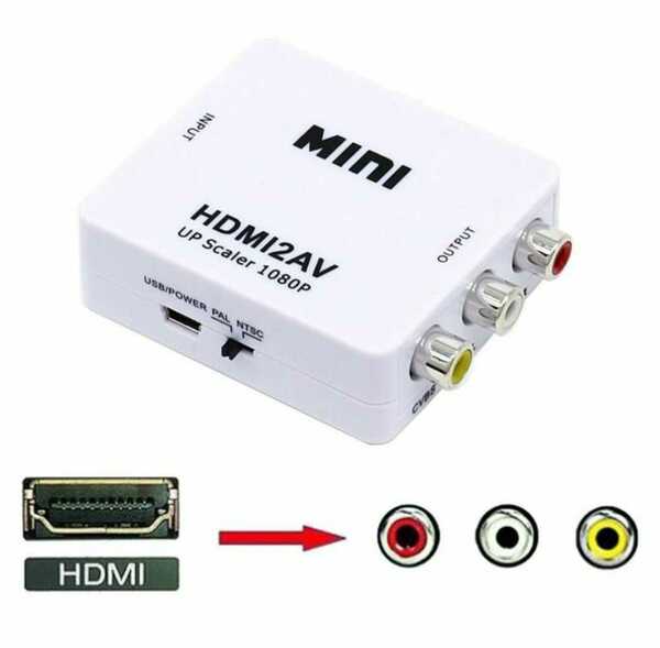 HDMI to VGA 変換アダプタ 1080P対応 USB電源供給