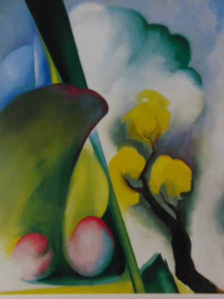 Georgia O'Keeffe, Frühling, Teil einer Sammlung hochwertiger Drucke, Neuer Rahmen inklusive Kostenloser Versand, ami5, Malerei, Ölgemälde, Abstraktes Gemälde