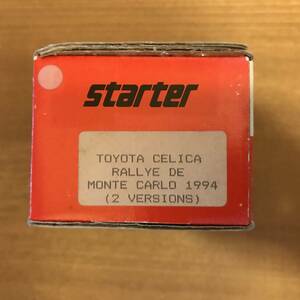 * 1/43 kit Srarter Toyota * Celica Turbo 4WD #1 J. can knen collection Rally * Monte Carlo 2 rank 1994