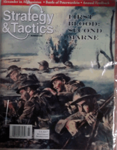 DG/STRATEGY&TACTICS NO.248/FIRST BLOOD:SECON MARNE/駒未切断/日本語訳なし