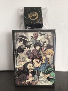 【限定一組】未使用 鬼滅の刃 DVD Blu-ray 収納BOX 上巻 & アニメイト全巻購入特典 花札ケース