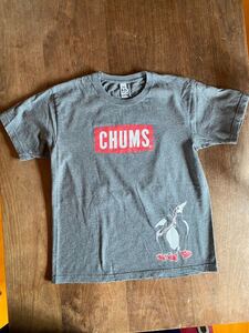 CHUMS 半袖Tシャツ Mサイズ チャコールグレー 古着