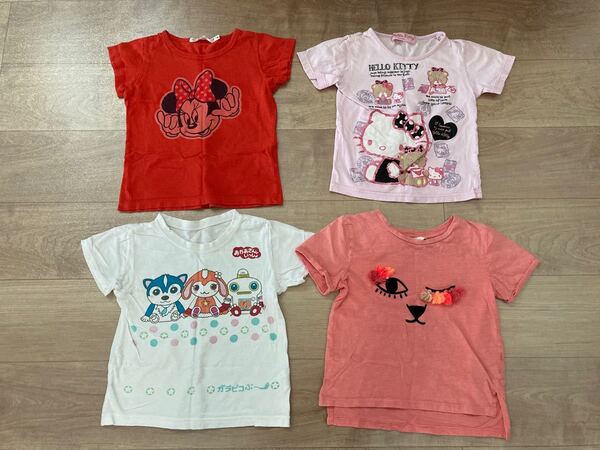 ユニクロなど Tシャツ 4点 110