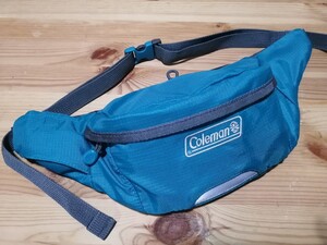 コールマン ウエスト バッグ 水色 Coleman ショルダーボディヒップポーチバック