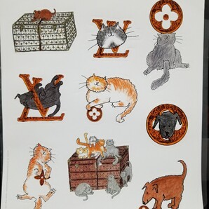 ルイヴィトン シール 猫 非売品