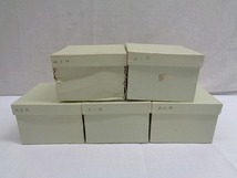 10Y044 【 中古品 】 小丸椀 (四つ椀) 四重椀 * 五客揃 * 蓋碗 飯碗 吸物椀 懐石道具 茶道具 元箱入 現状渡し 売り切り_画像7