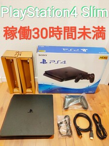 稼働30時間未満 PlayStation4 Slim 500GB ジェットブラック プレイステーション4 PS4