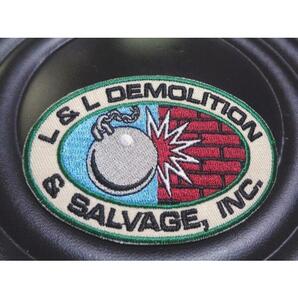 新品Demolition & Salvageアメリカ解体業サルベージ鉄球ワッペン