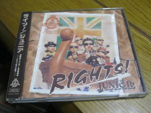 JUNIOR ジュニア / RIGHTS!ライツ！ 帯付CD CRACK THE MARIAN KAZUKI SPUNKY BOYS SWANKYS CONFUSE NO CUT SLICKS GAI GESS KURO GEDON 