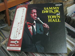 サミーデイビスジュニア SAMMY DAVIS JR. / at TOWN HALL オンステージ - ニューヨークタウンホールに於ける実況録音 帯付LP