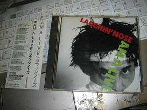 LAUGHIN’NOSE ラフィンノーズ / AM A LIVE 帯付CD CHARMY PON KYOYA