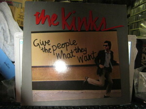 KINKS gold ks/ GIVE THE PEOPLE WHAT THEY WANT GERMAN LP RAY DAVIES DAVE DAVIES