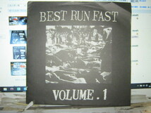 V.A / BEST RUN FAST VOLUME.1 flexi Slaver L.C. Pirates Final Count D.O.N.D.O.N. GAUZE BASTARD 鉄アレイ GRAVE NEW WORLD F.V.K ACID _画像1