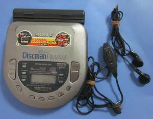  редкий!SONY/ Sony D-T405 Discman AM/FM с радио, дистанционный пульт, слуховай аппарат, батарея кейс,AC адаптор имеется * рабочий товар 