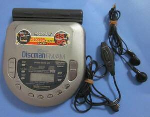  rare!SONY/ Sony D-T405 Discman AM/FM with radio, remote control, earphone, battery case,AC adaptor attaching * operation goods 