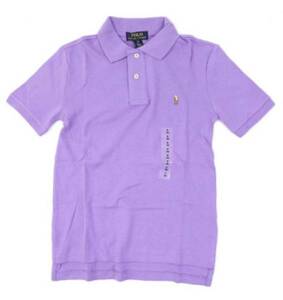  новый товар Polo Ralf outlet M(10-12) рубашка с коротким рукавом фиолетовый 6615 polo ralph lauren