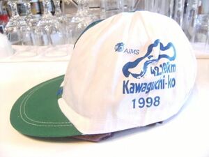 非売品★1998年 河口湖マラソン 42.195km 帽子★ザバス Reebok