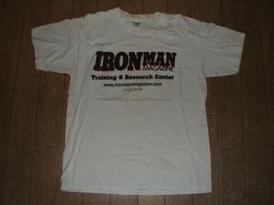 ボディビル,プロレス,フィットネス/アメリカIRONMAN 雑誌Tシャツ